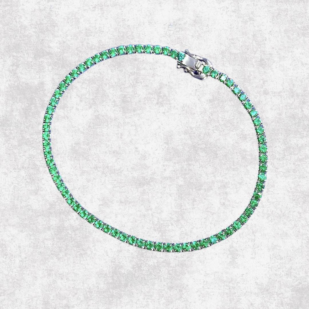 Pulsera Tennis Verde