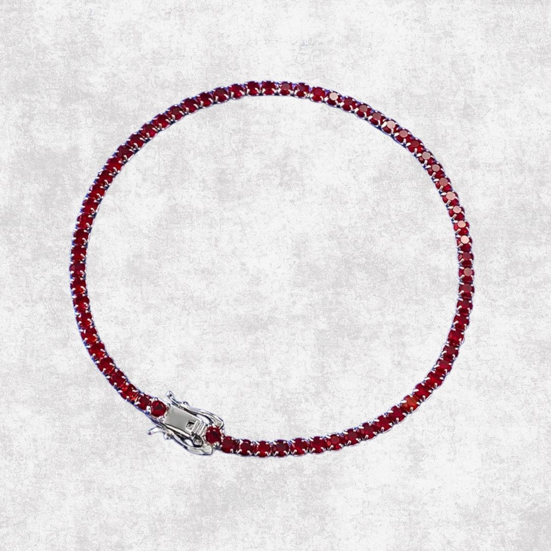 Pulsera Tennis Roja