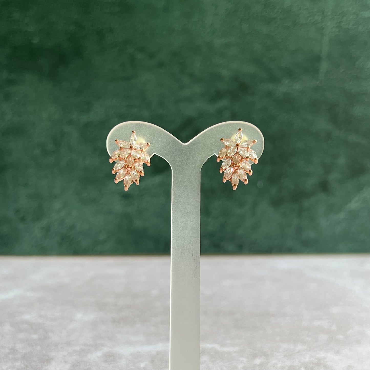 Aretes Plumi Rose Gold